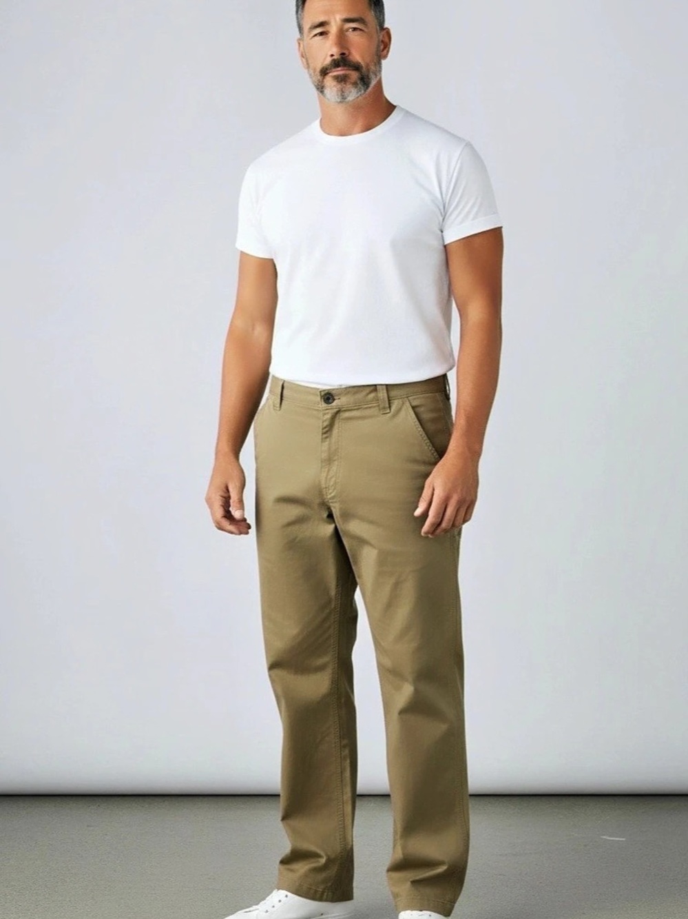 Carhartt Rugged Flex Relaxed Fit Canvas Work Pant Beige Waist 42 x 32